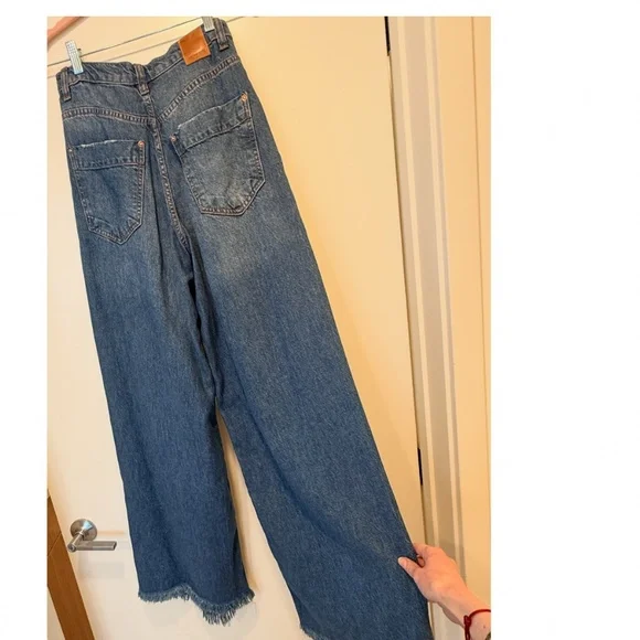 NWOT Free People We the Free Old West Slouchy Jeans | Size 24 - Picture 7 of 13